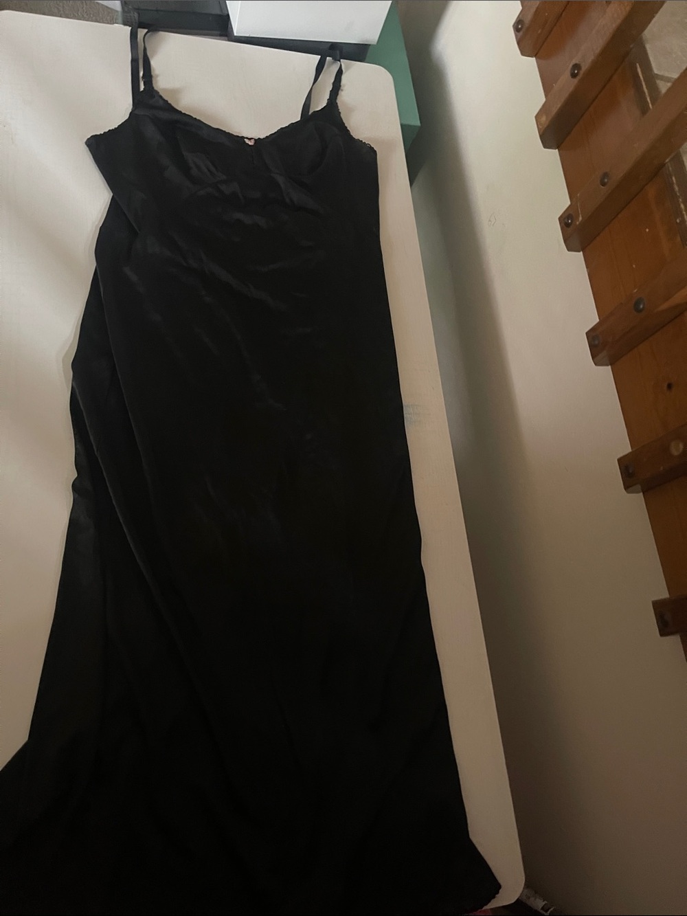 Victoria secret Black Slip Dress with Spaghetti Straps